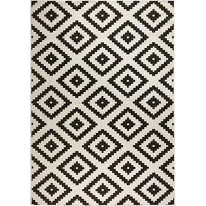 NORTHRUGS Kusový koberec Twin-Wendeteppiche 103129 schwarz creme, 240 × 340 cm