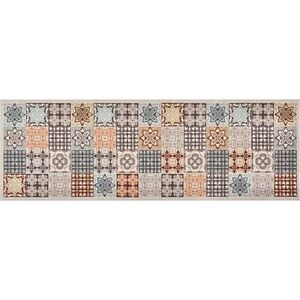 Kuchynský koberec prateľný fatrebná mozaika 60 × 300 cm