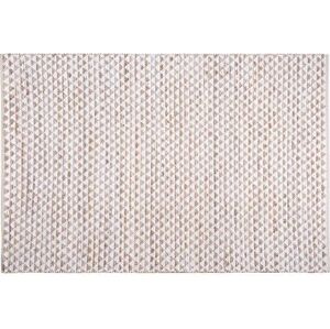 Béžový geometrický koberec 140 × 200 cm TUNCELI, 57822