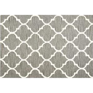 Sivý bavlnený koberec 140 × 200 cm YALOVA, 57831