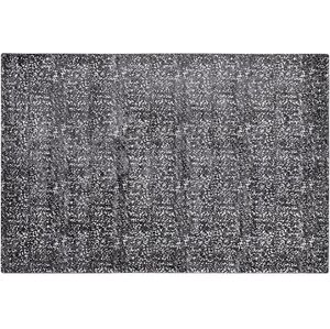 Koberec z viskózy 140 × 200 cm sivo-strieborný ESEL, 199014