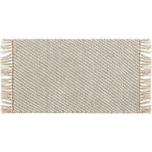 Jutový koberec 50 × 80 cm béžový ALADAG, 245910