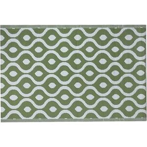 Zelený vonkajší obojstranný koberec 120 × 180 cm PUNE, 120623
