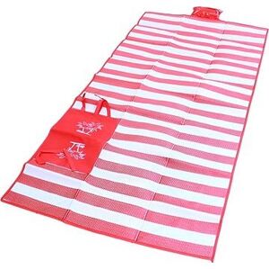 APT Plážová deka 175 × 90 cm červená