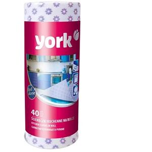 YORK textilná utierka prateľná v kotúči 40 ks